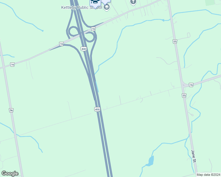 map of restaurants, bars, coffee shops, grocery stores, and more near 3310 18th Side Road in King City