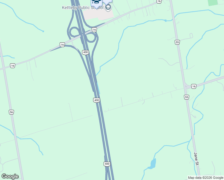 map of restaurants, bars, coffee shops, grocery stores, and more near 3310 18th Side Road in King City