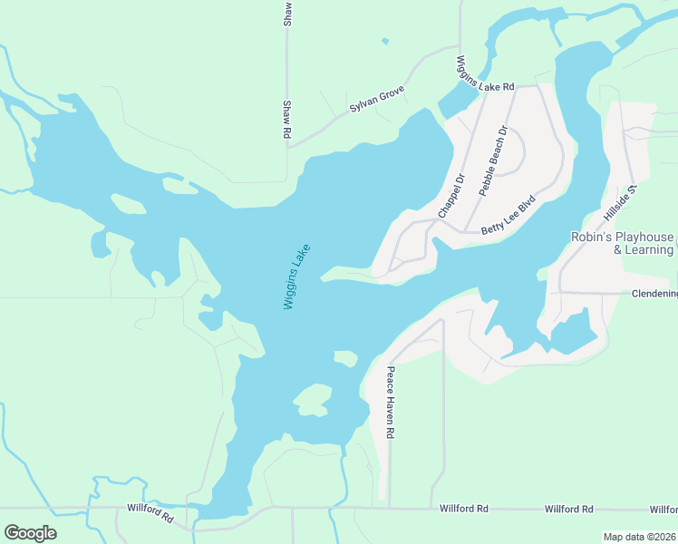 map of restaurants, bars, coffee shops, grocery stores, and more near 4388 Buick Trail in Gladwin
