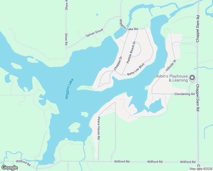 map of restaurants, bars, coffee shops, grocery stores, and more near 4420 Betty Lee Boulevard in Gladwin