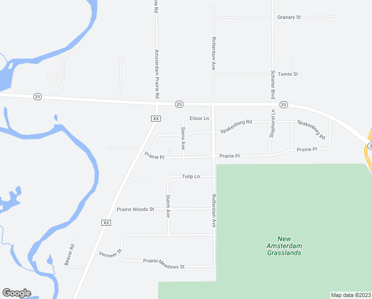 map of restaurants, bars, coffee shops, grocery stores, and more near 2107 Sierra Ave in Holmen