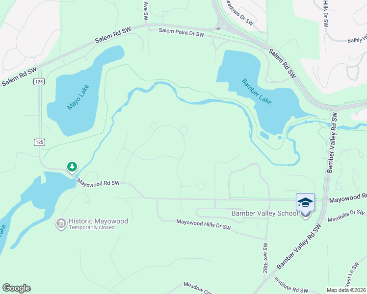 map of restaurants, bars, coffee shops, grocery stores, and more near 3175 Mayowood Road Southwest in Rochester