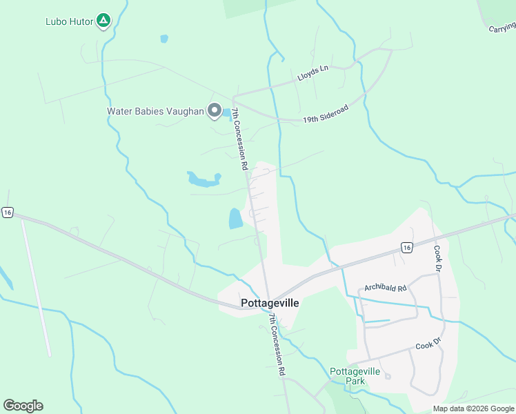 map of restaurants, bars, coffee shops, grocery stores, and more near 16497 7th Concession Road in Schomberg