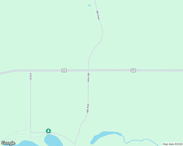 map of restaurants, bars, coffee shops, grocery stores, and more near W13291 County Road CC in Coloma