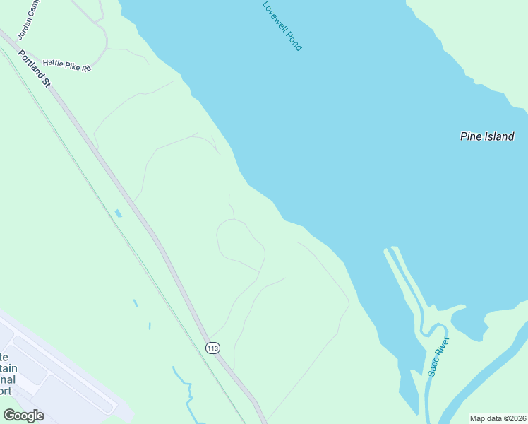 map of restaurants, bars, coffee shops, grocery stores, and more near 95 Rapputak Road in Fryeburg