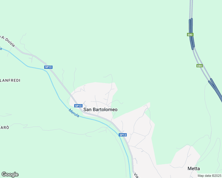 map of restaurants, bars, coffee shops, grocery stores, and more near 27 Via del Santo in San Bartolomeo