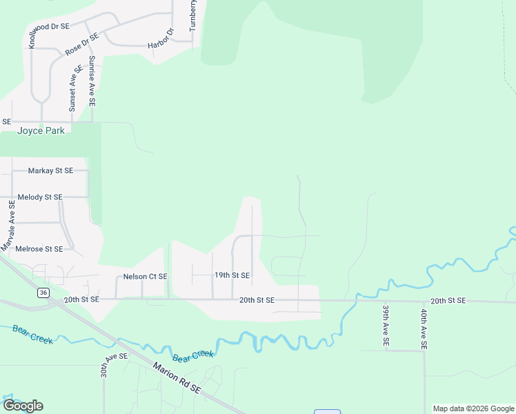 map of restaurants, bars, coffee shops, grocery stores, and more near 1782 36th Avenue Southeast in Rochester