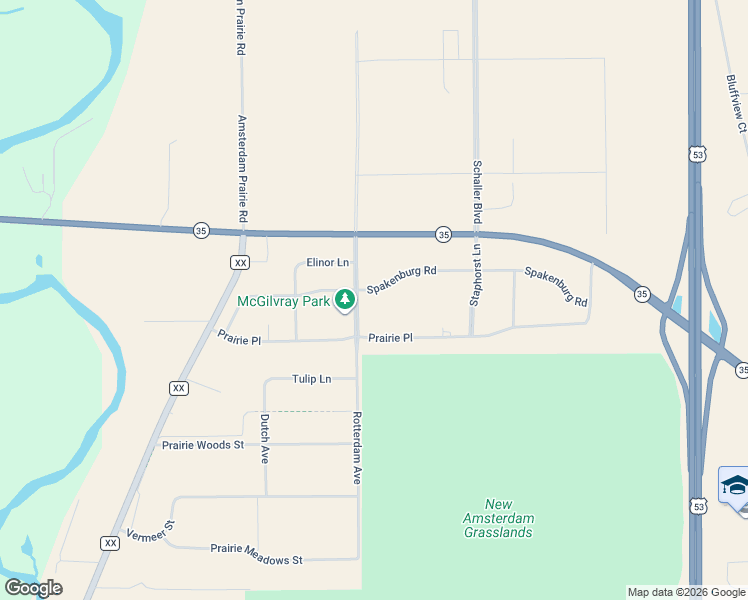 map of restaurants, bars, coffee shops, grocery stores, and more near 1936 Spakenburg Road in Holmen