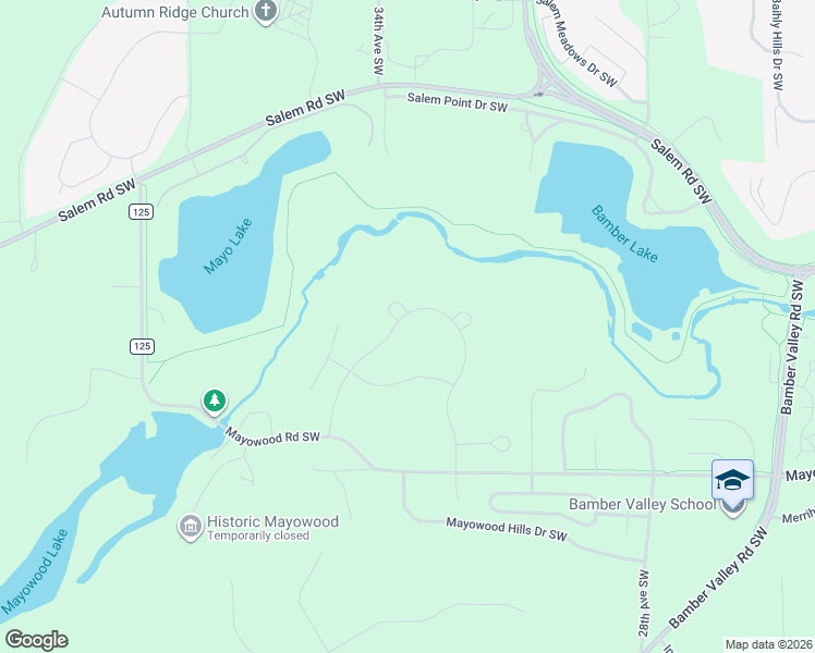 map of restaurants, bars, coffee shops, grocery stores, and more near 3325 Mayowood Road Southwest in Rochester