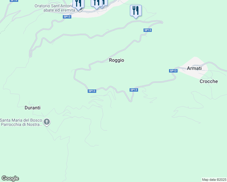 map of restaurants, bars, coffee shops, grocery stores, and more near in Ciccioni