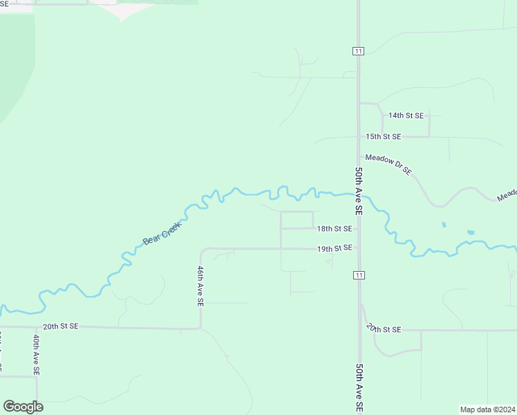 map of restaurants, bars, coffee shops, grocery stores, and more near 1701 47th Avenue Southeast in Rochester