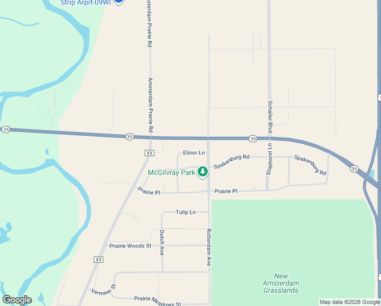 map of restaurants, bars, coffee shops, grocery stores, and more near Elinor Lane in Holmen