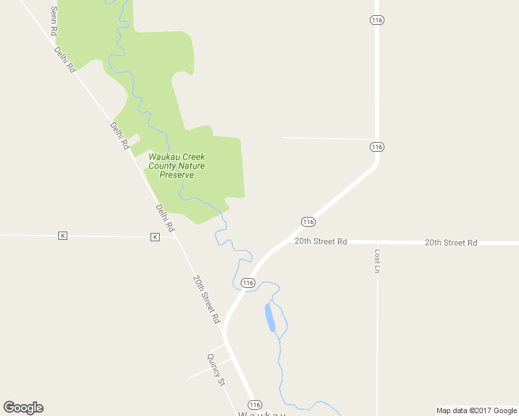 map of restaurants, bars, coffee shops, grocery stores, and more near 2909 Wisconsin 116 in Omro