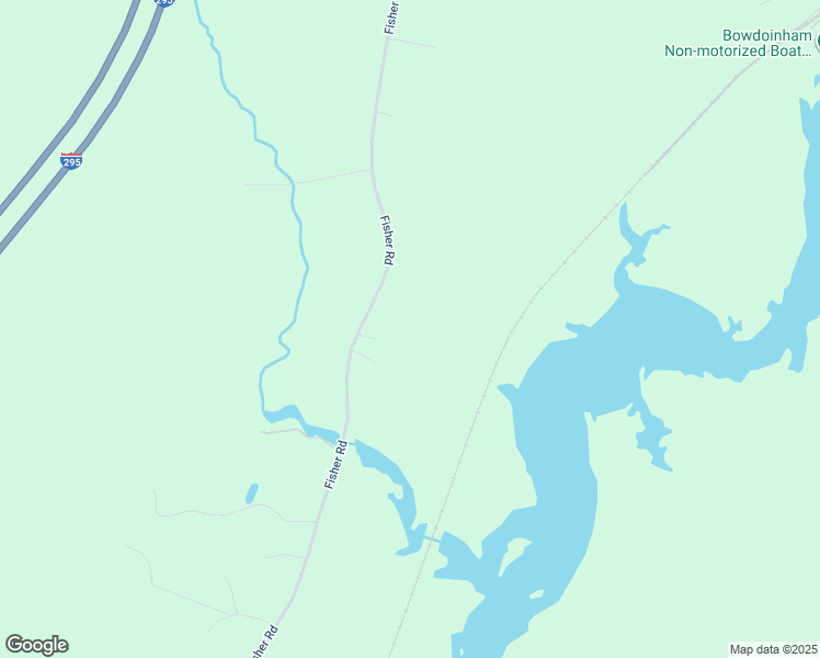 map of restaurants, bars, coffee shops, grocery stores, and more near 220 Fisher Road in Bowdoinham