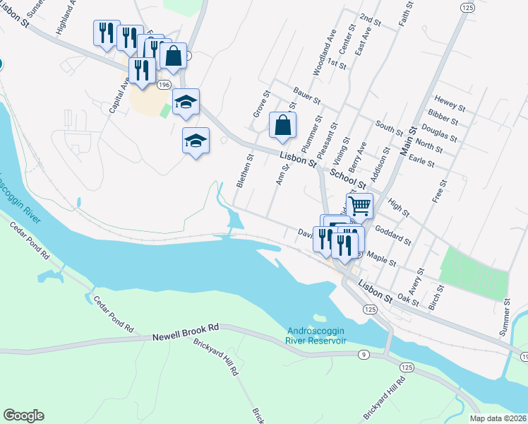 map of restaurants, bars, coffee shops, grocery stores, and more near 14 Green Street in Lisbon