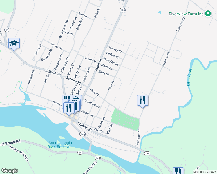 map of restaurants, bars, coffee shops, grocery stores, and more near 32 Free Street in Lisbon