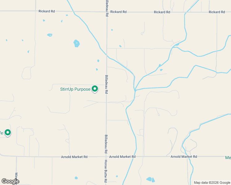 map of restaurants, bars, coffee shops, grocery stores, and more near 60570 Billadeau Road in Bend