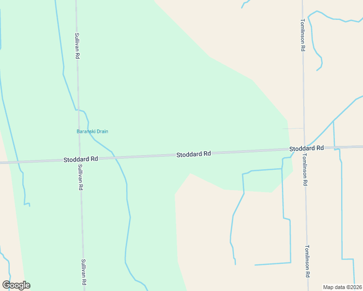 map of restaurants, bars, coffee shops, grocery stores, and more near 2705 Stoddard Road in Kinde