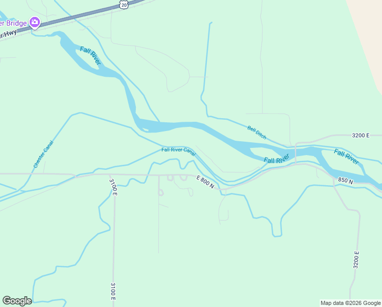 map of restaurants, bars, coffee shops, grocery stores, and more near 3111 East 800 North in Chester