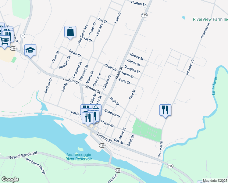 map of restaurants, bars, coffee shops, grocery stores, and more near 6 High Street in Lisbon