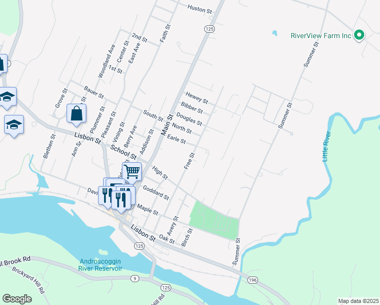 map of restaurants, bars, coffee shops, grocery stores, and more near 32 Free Street in Lisbon