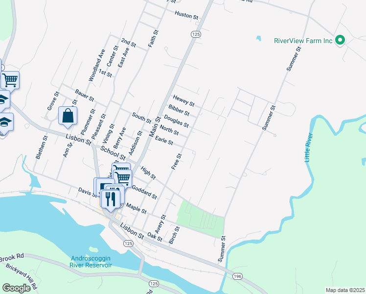 map of restaurants, bars, coffee shops, grocery stores, and more near 16 Earle Street in Lisbon