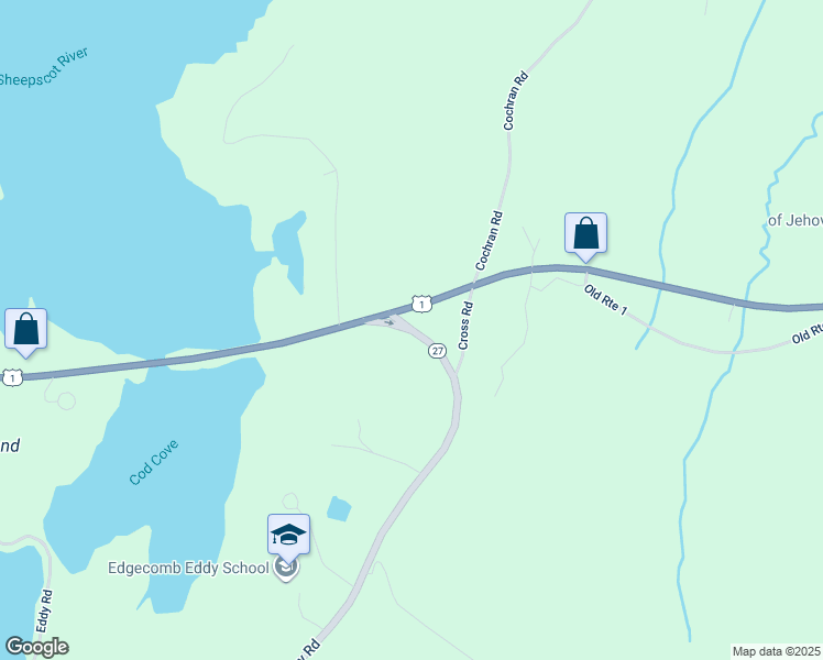 map of restaurants, bars, coffee shops, grocery stores, and more near in Edgecomb