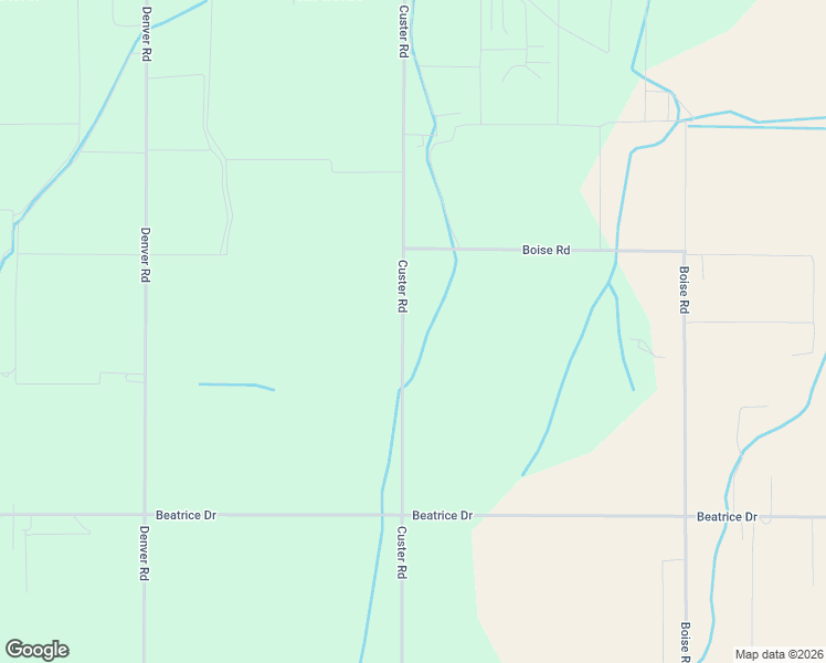 map of restaurants, bars, coffee shops, grocery stores, and more near 7228 Custer Road in Fruitland