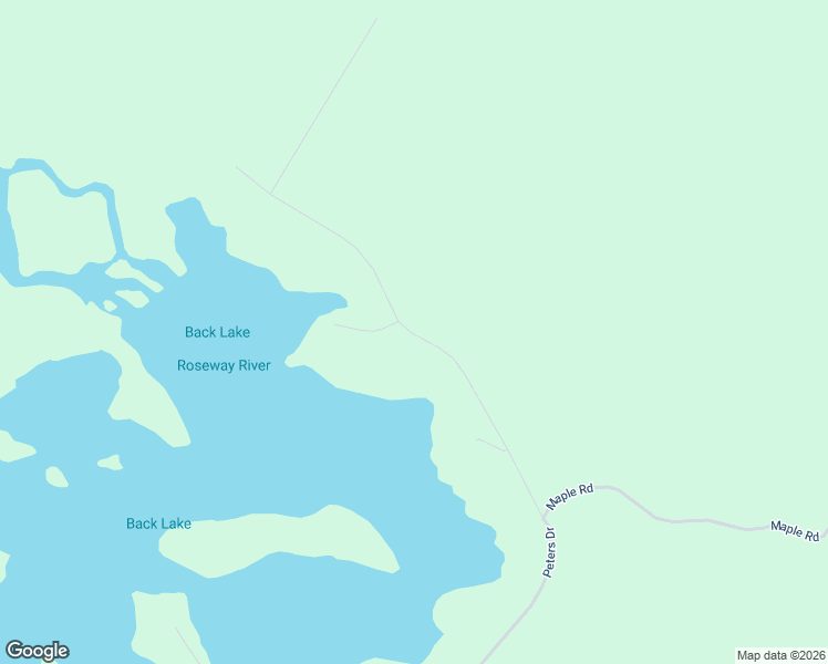 map of restaurants, bars, coffee shops, grocery stores, and more near Peters Drive in Shelburne