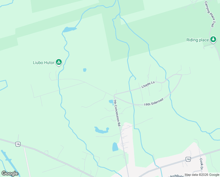 map of restaurants, bars, coffee shops, grocery stores, and more near 4530 19th Sideroad in Kettleby