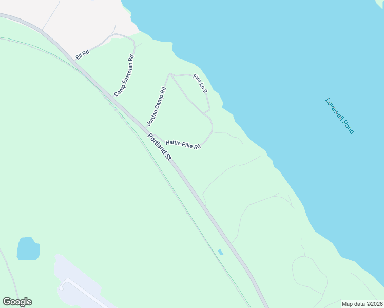 map of restaurants, bars, coffee shops, grocery stores, and more near 51 Hattie Pike Road in Fryeburg