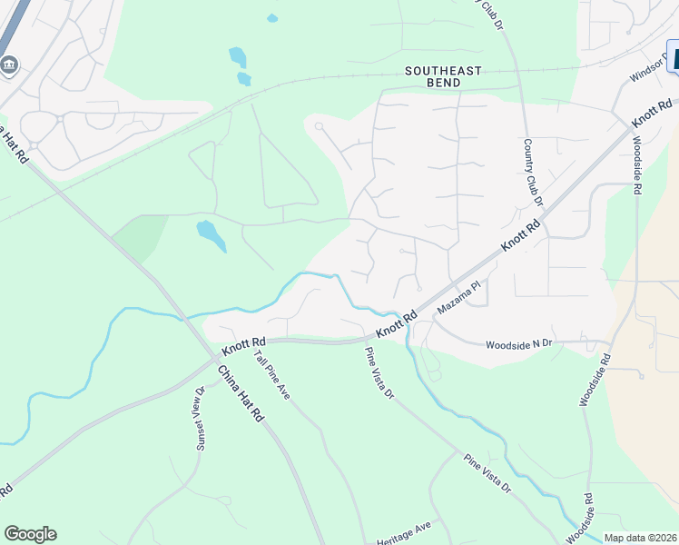 map of restaurants, bars, coffee shops, grocery stores, and more near 60648 Thunderbird Court in Bend