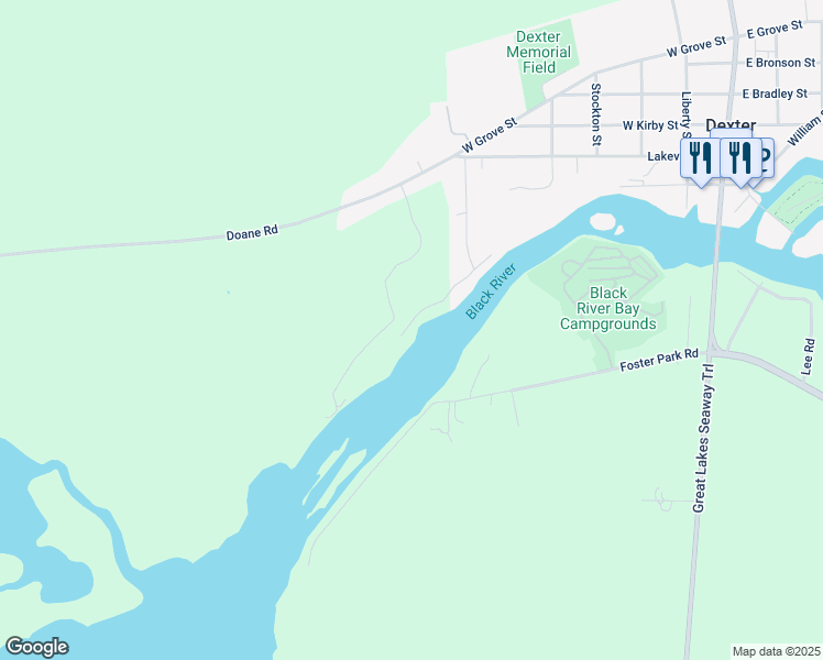 map of restaurants, bars, coffee shops, grocery stores, and more near 15686 Maynard Avenue South in Dexter