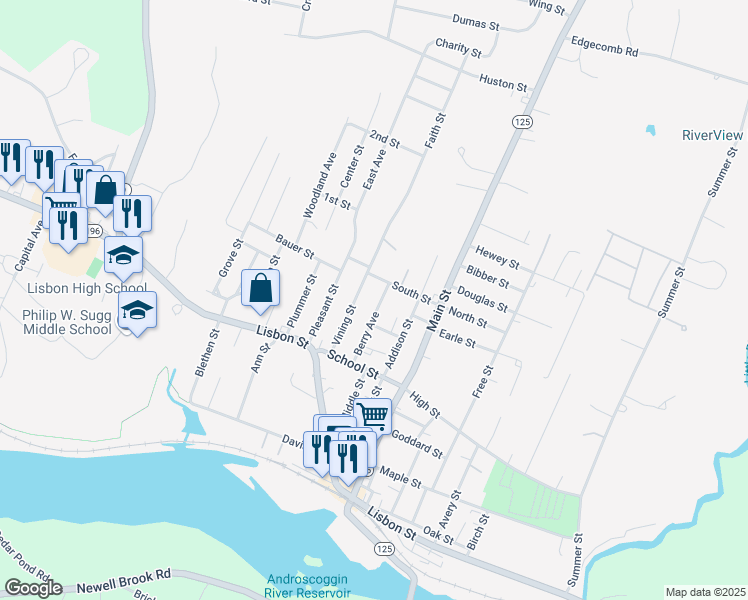map of restaurants, bars, coffee shops, grocery stores, and more near in Lisbon