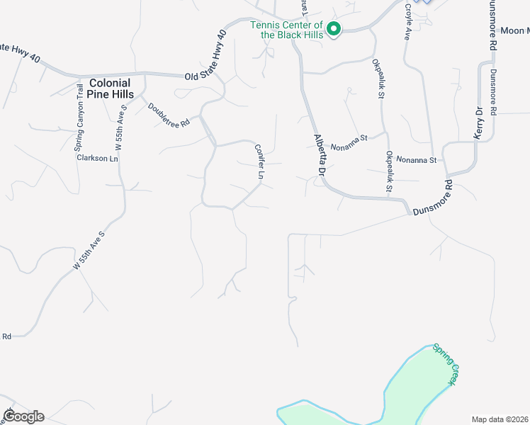 map of restaurants, bars, coffee shops, grocery stores, and more near 5200-5498 Scrub Oak Circle in Rapid City