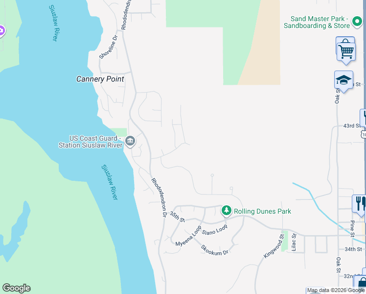 map of restaurants, bars, coffee shops, grocery stores, and more near 560 Tournament Drive in Florence