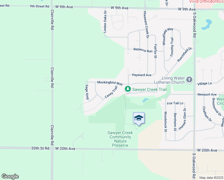 map of restaurants, bars, coffee shops, grocery stores, and more near 3290 Casey Trail in Oshkosh