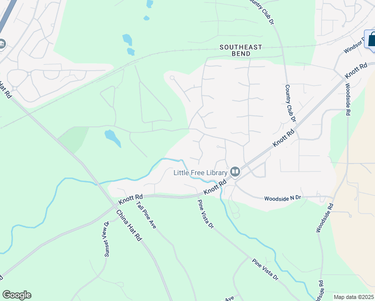 map of restaurants, bars, coffee shops, grocery stores, and more near 60648 Thunderbird Court in Bend