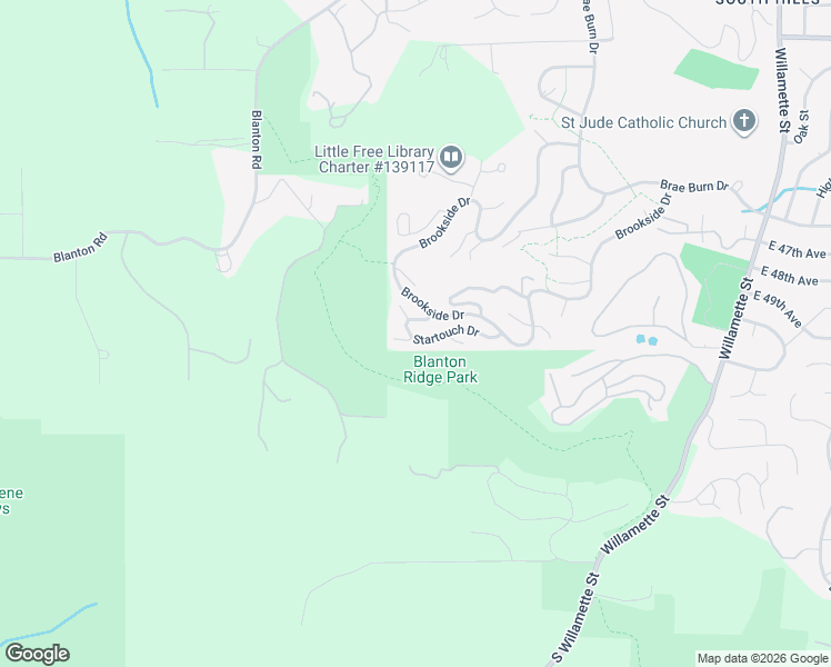 map of restaurants, bars, coffee shops, grocery stores, and more near 645 Startouch Drive in Eugene