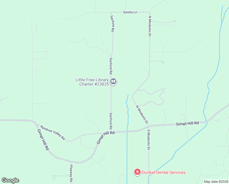 map of restaurants, bars, coffee shops, grocery stores, and more near 86335 Sanford Road in Eugene