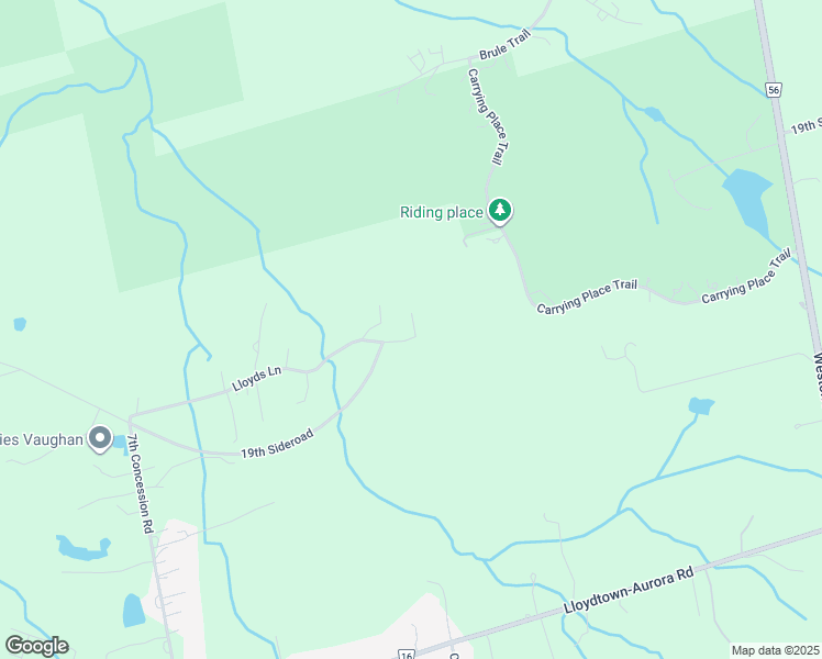 map of restaurants, bars, coffee shops, grocery stores, and more near 400 Lloyds Lane in King City
