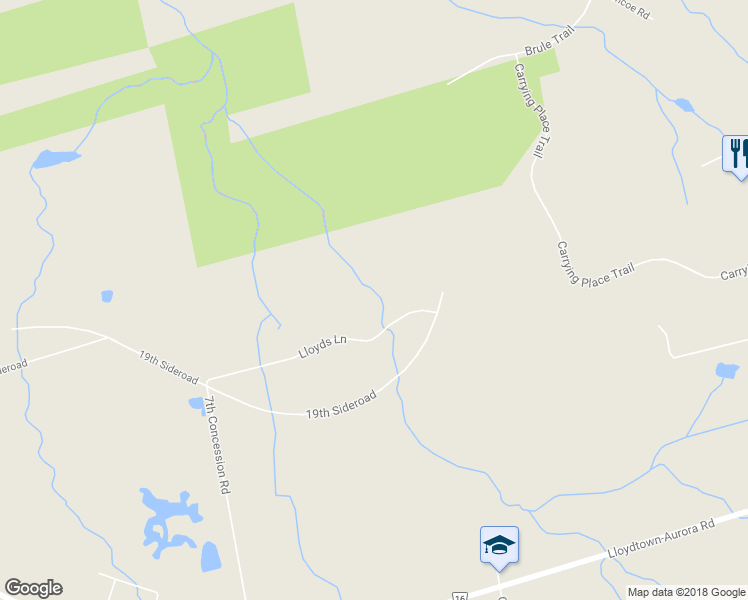 map of restaurants, bars, coffee shops, grocery stores, and more near 400 Lloyds Lane in Kettleby