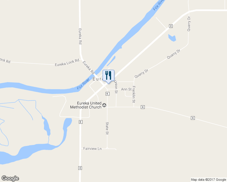 map of restaurants, bars, coffee shops, grocery stores, and more near 8809 Ann Street in Eureka