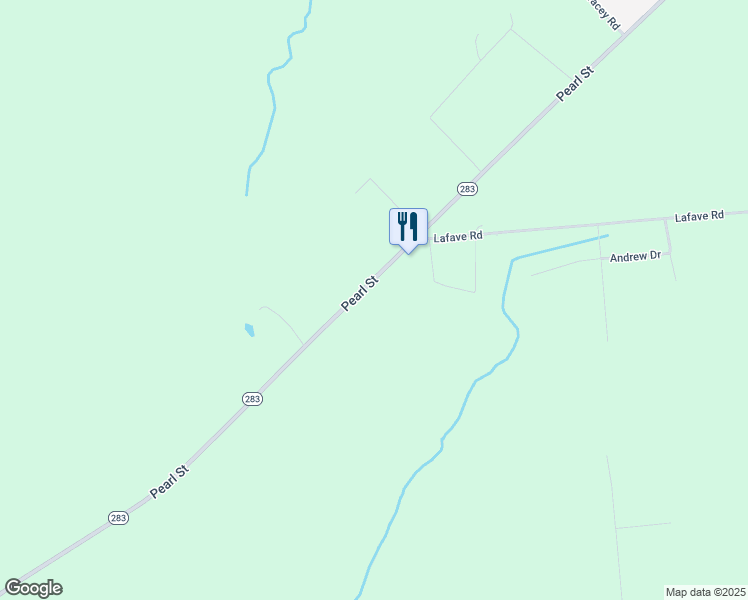 map of restaurants, bars, coffee shops, grocery stores, and more near 26136 New York 283 in Watertown