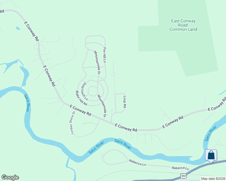 map of restaurants, bars, coffee shops, grocery stores, and more near 126 Partridge Run in Conway