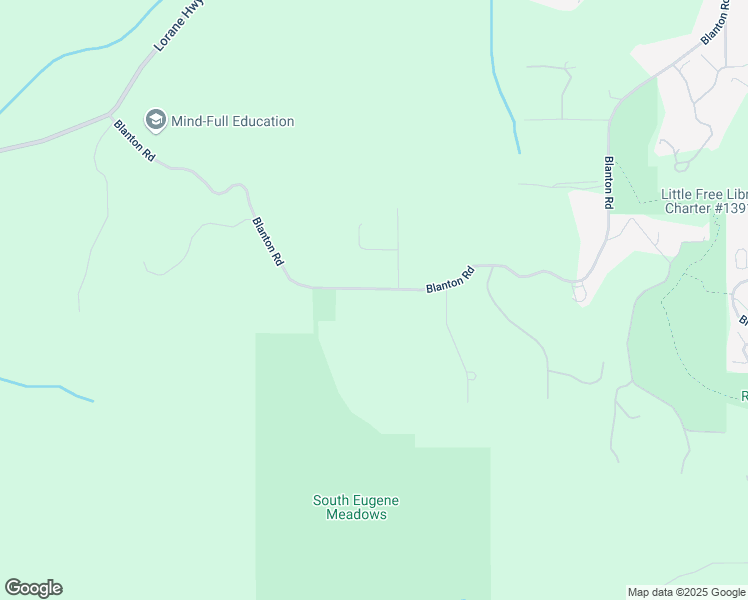 map of restaurants, bars, coffee shops, grocery stores, and more near 4975 Blanton Road in Eugene