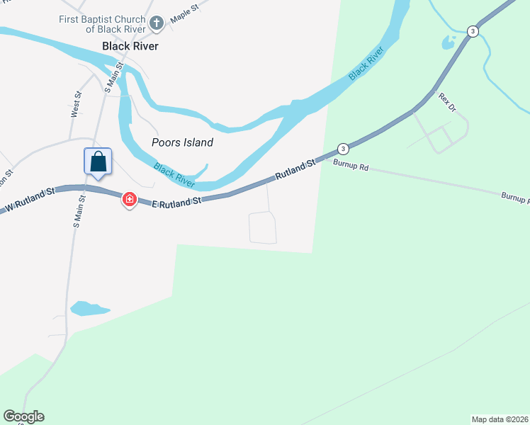 map of restaurants, bars, coffee shops, grocery stores, and more near 112 Stafford Drive in Black River