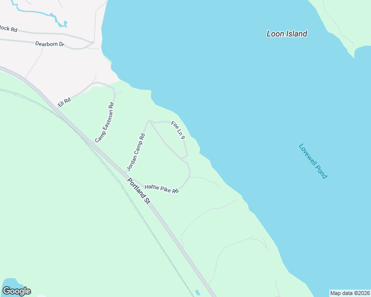 map of restaurants, bars, coffee shops, grocery stores, and more near 70 Jordan Camp Road in Fryeburg