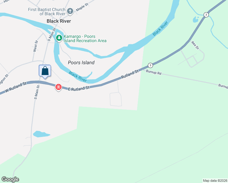 map of restaurants, bars, coffee shops, grocery stores, and more near 137 Stafford Drive in Black River