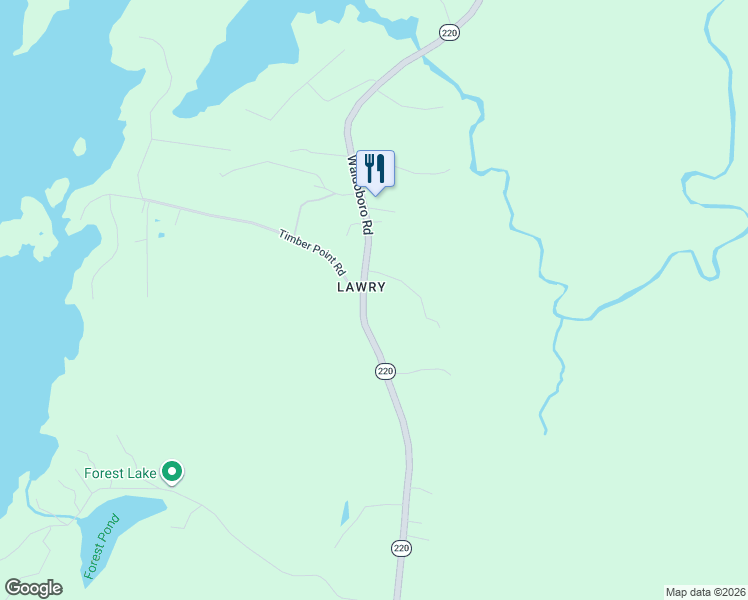 map of restaurants, bars, coffee shops, grocery stores, and more near 41 Log Cabin Drive in Friendship